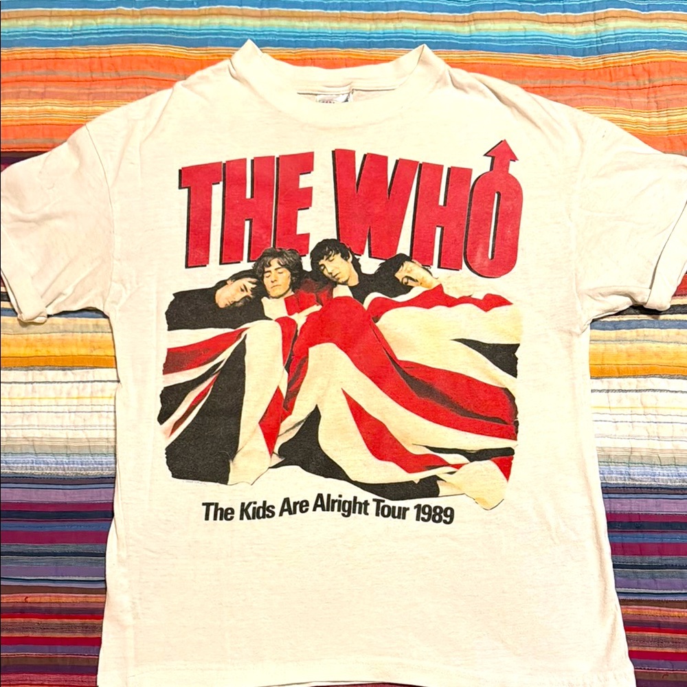 The Who VINTAGE 1989 t-shirt